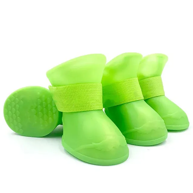Pet Waterproof Rain Shoes (4Pcs/Anti-Slip)