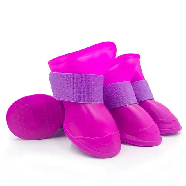Pet Waterproof Rain Shoes (4Pcs/Anti-Slip)