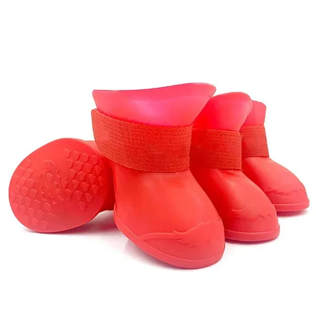 Pet Waterproof Rain Shoes (4Pcs/Anti-Slip)
