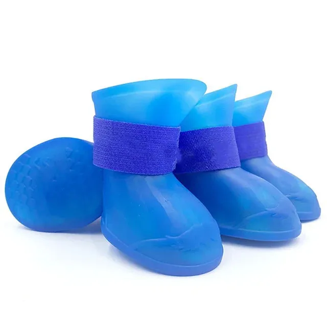 Pet Waterproof Rain Shoes (4Pcs/Anti-Slip)