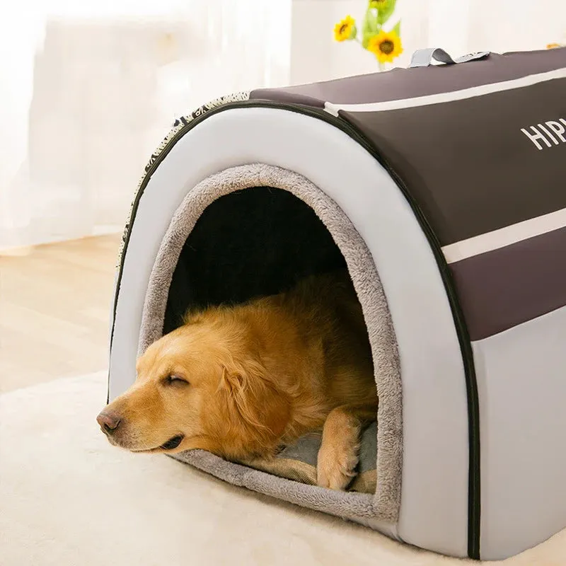 Portable Dog Cat House Bed