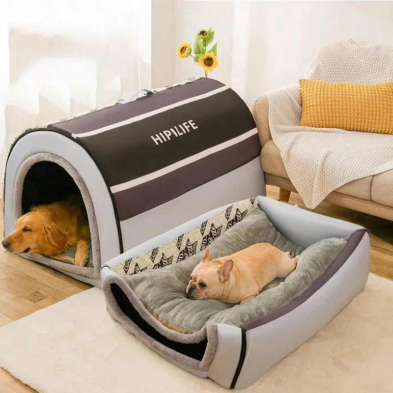 Portable Dog Cat House Bed