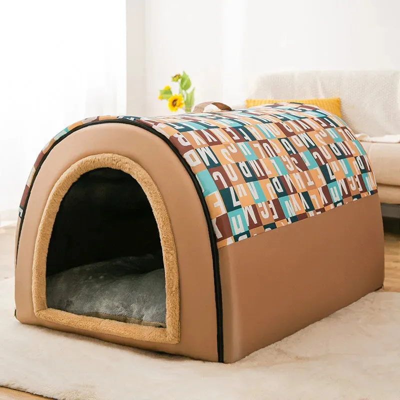Portable Dog Cat House Bed