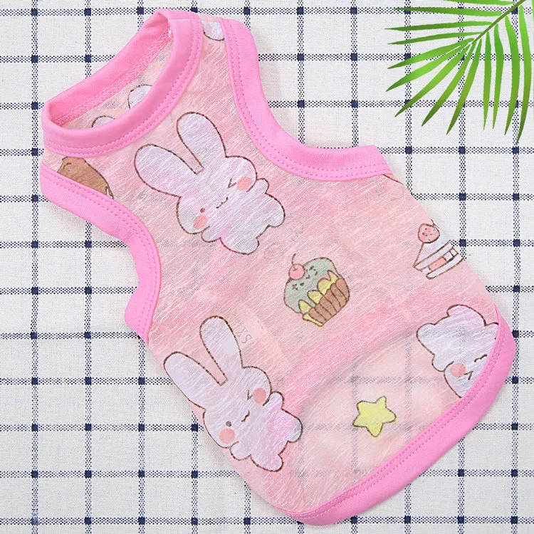 Puppy Apparel Summer Shirts Cute Vest