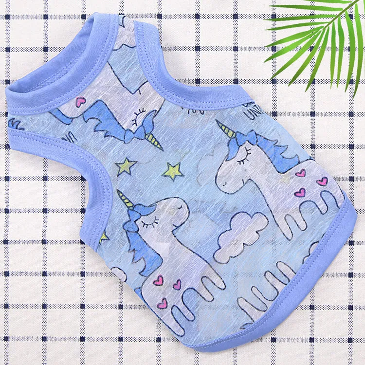 Puppy Apparel Summer Shirts Cute Vest