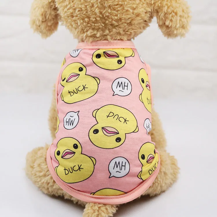 Puppy Breathable  Camouflage Soft Summer Shirts
