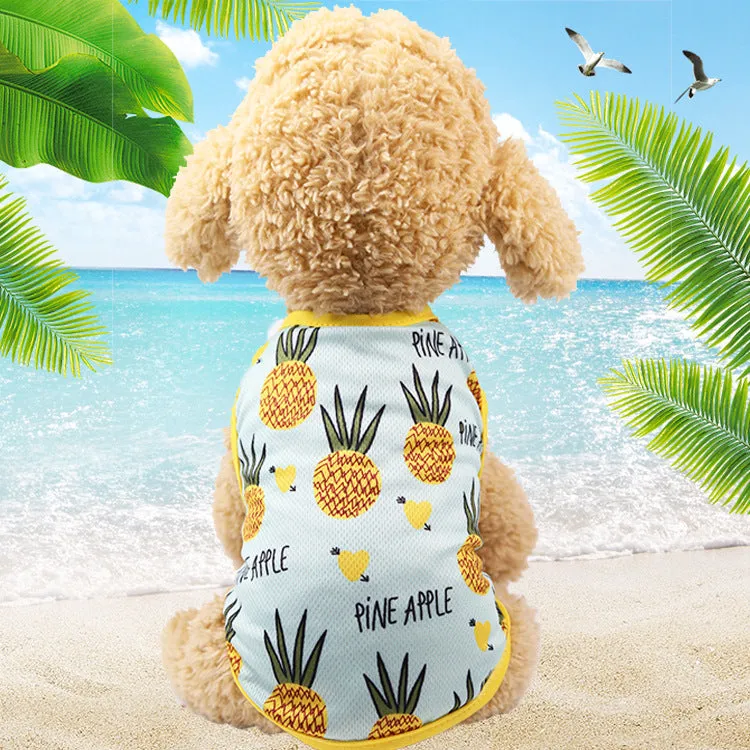 Puppy Breathable  Camouflage Soft Summer Shirts