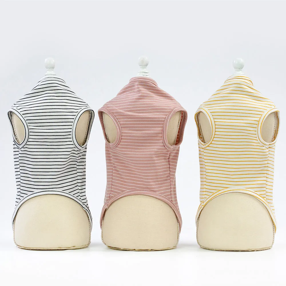 Summer Dog Strips Pet Clothes Apparel