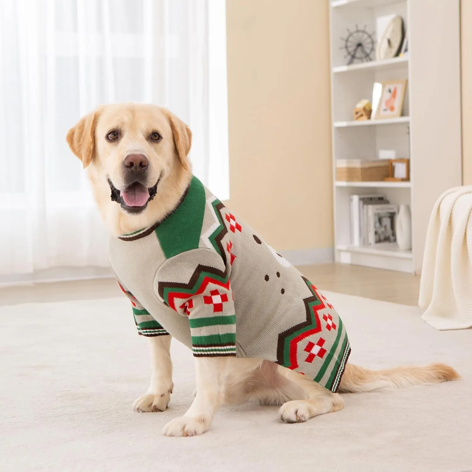 Warm Dog Sweaters for Small Dogs - Male & Female, Halloween & Autumn Themed, Knit Sweaters with Long Legs for Yorkie & Chihuahua