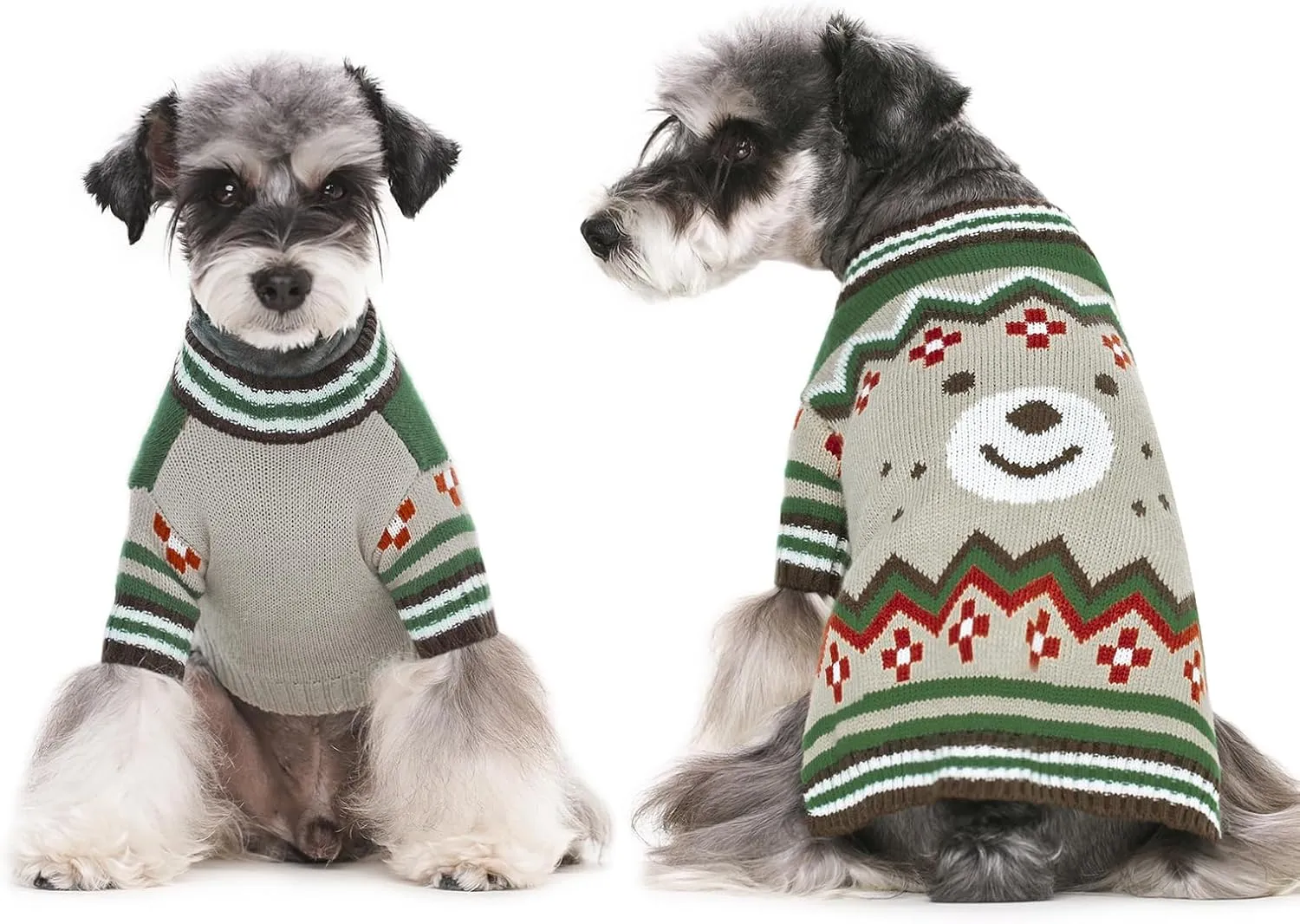 Warm Dog Sweaters for Small Dogs - Male & Female, Halloween & Autumn Themed, Knit Sweaters with Long Legs for Yorkie & Chihuahua